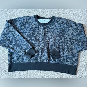 Under Armour Gray and Black Camouflage Women’s Sweatshirt